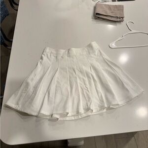Hollister White Skater Skirt